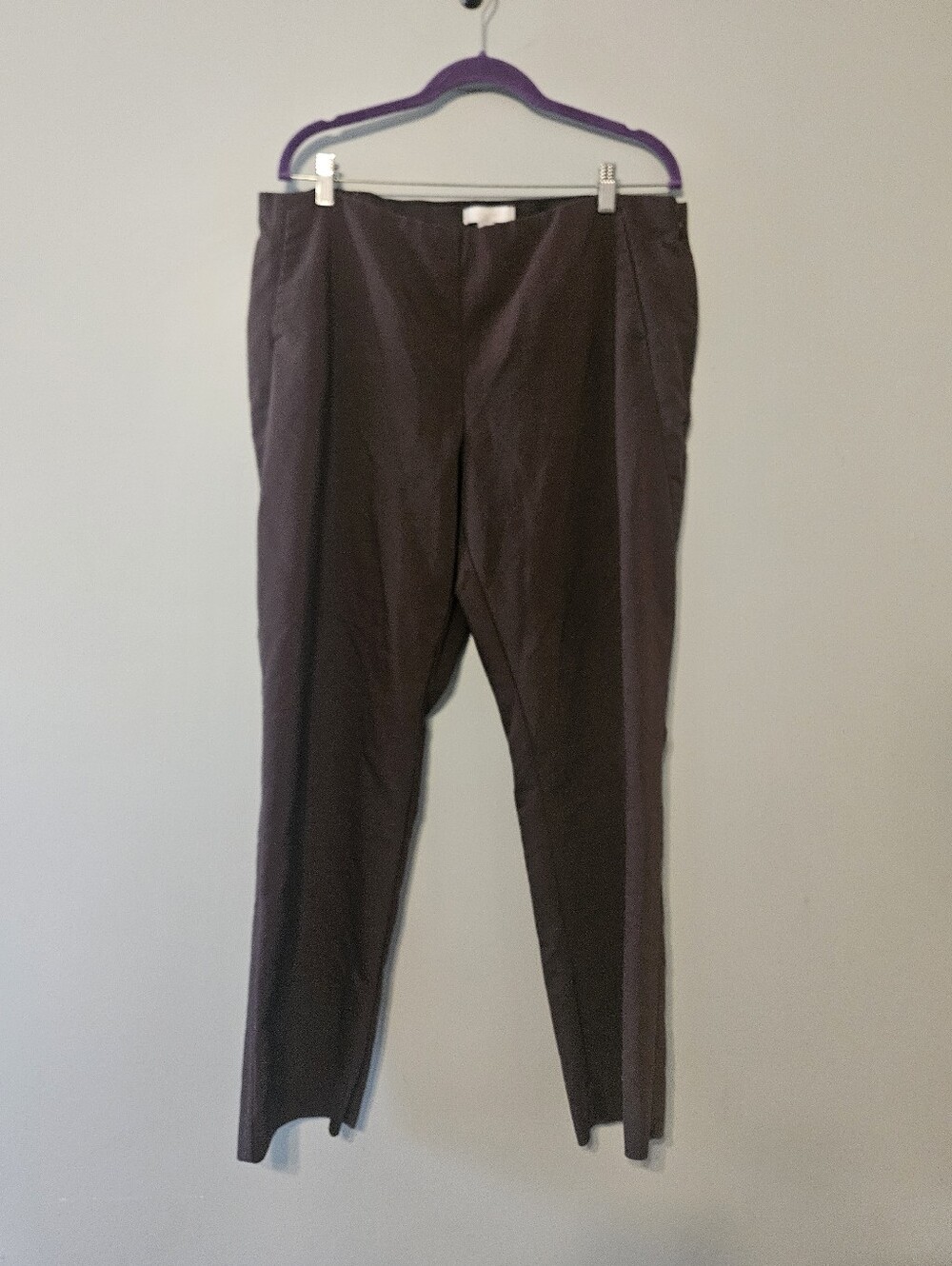 Chico's Straight-Leg Women's Pants in Dark Brown